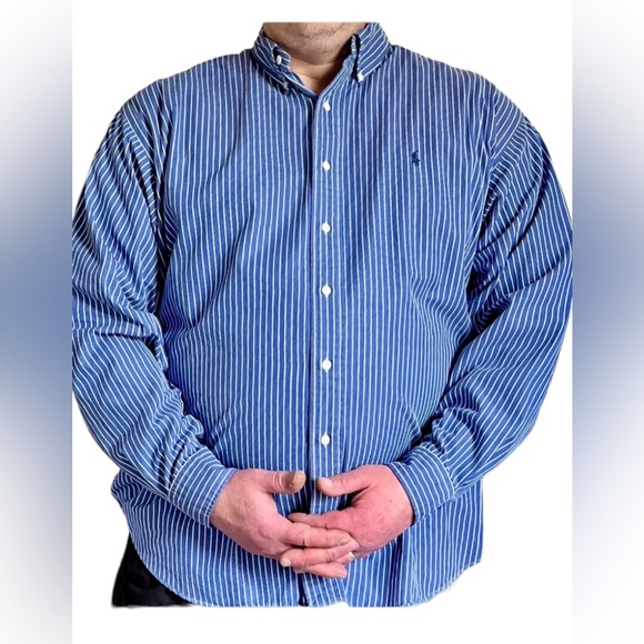 RALPH LAUREN MENS BUTTON DOWN SHIRT BLAKE EDITION - Picture 4 of 8